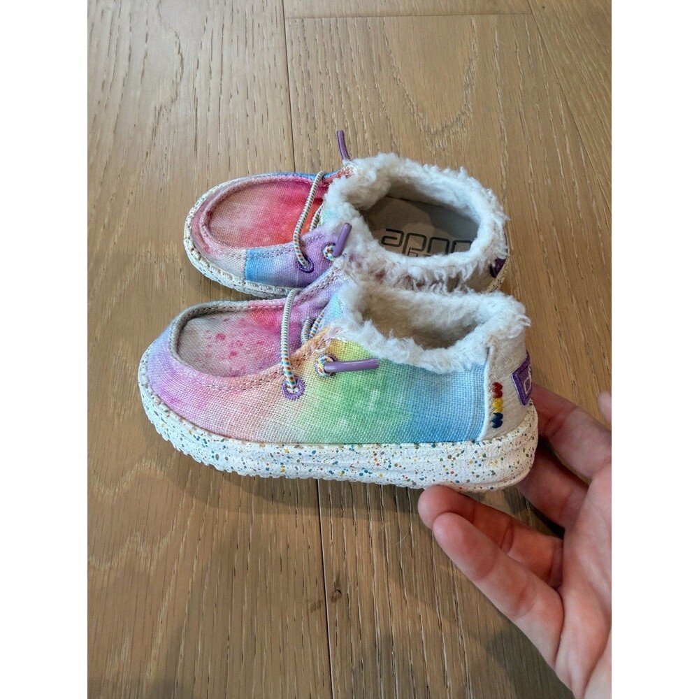 Hey Dude Wendy Toddler Rainbow Dreamer Size 7c K7